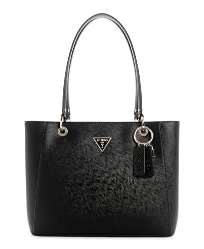 Guess Noelle II Shopper Tasche 37 cm - stilvolles Design in Schwarz - Handtaschen mit elegantem Look und großzügigem Platzangebot für all Ihre Essentials.