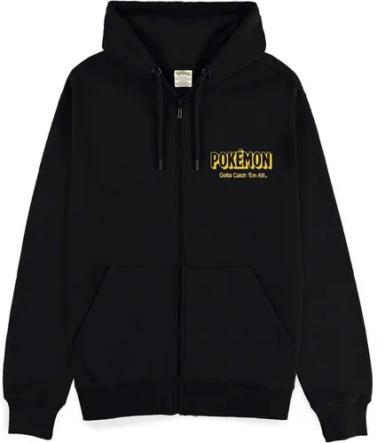 Pokémon Pikachu Herren-Kapuzenpullover mit Reißverschluss - Offiziell lizenzierter Kapuzenpullover mit auffälligem Pikachu-Design. Ideal für Fans, die Komfort und Stil kombinieren möchten. Perfekt für den Alltag oder als Sammlerstück in jedem Pokémon-Großhandel.
