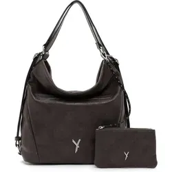 SURI FREY Rucksack Laley (Set, 2-tlg) - Stylischer Rucksack in einzigartiger Lochoptik mit praktischen Fächern und Utensilientasche. Ideal für jeden Tag und perfekt für DIN A4-Unterlagen.