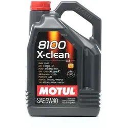 Motoröl MOTUL 8100 X-Clean 5W40 C3 5L - Hochleistungs-Mineralöl für Motoren, ideal für moderne Fahrzeuge. Bietet exzellenten Schutz und verlängert die Lebensdauer Ihres Motors.