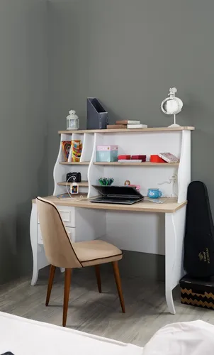 Luxus Schreibtisch Holz Möbel Design Tisch Einrichtung Designer Tische