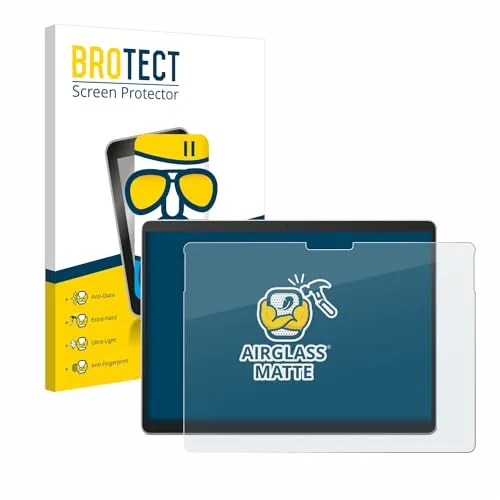 BROTECT Entspiegelungs Schutzglas für Microsoft Surface Pro 10 - Displayschutz für Tablets, extrem kratzfest mit 9H Härte und Anti-Reflex-Beschichtung, ideal für störungsfreies Arbeiten und perfekten Schutz.