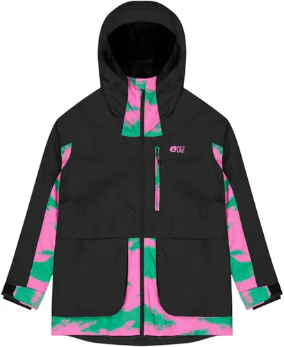 Picture - Damen Glawi Jacke - Skijacke Gr L Schwarz - Isolierende Skijacke mit verstellbarer Kapuze und praktischem Schneefang. Ideal für den Wintersport und stylisch im Schnee!