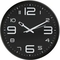 Wall-Art Wanduhr Modern Ø 38,5 cm Schwarz