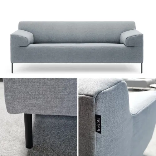 Sofa Rolf Benz Freistil 180 - Moderne Couch in Grau - Elegantes Sofa für stilvolles Wohnen. Mit einem modernen Design und hochwertigem Polyesterstoff bietet es Komfort und Langlebigkeit. Ideal für entspannte Stunden im Wohnzimmer.