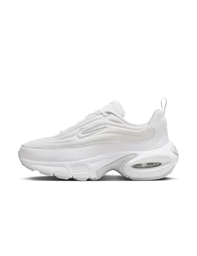 Nike Air Max Portal Damen - Weiße Sneakers mit Dämpfung - Elegante Sneakers mit weichem, gestepptem Material und sichtbarer Nike Air-Dämpfung. Die Gummi-Außensohle bietet hervorragende Traktion und Komfort für den täglichen Einsatz.