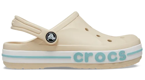Crocs Bayaband Clog K 20701911S - Beige - Größe 33 - Bequeme und stylische Holzschuhe für Damen in Beige. Ideal für den ganzjährigen Einsatz mit hochwertigem Kunststoffmaterial für optimalen Tragekomfort.