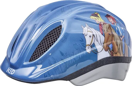 Meggy II Originals Kinder Fahrradhelm - Fahrradhelme, Made in Germany, extrem leicht mit nur 220g, ausgestattet mit LED-Rücklicht und QUICKSAFE Verstellsystem für optimale Sicherheit und Komfort.