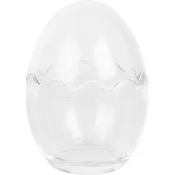 Clayre & Eef Vorratsglas Ei Ø 8x12 cm Transparant Glas - Transparent