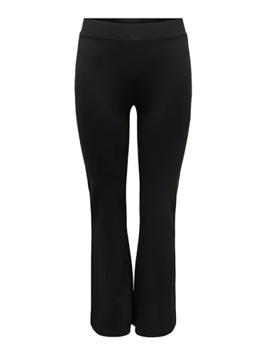 JdY Elegante Damen Stoffhose High Waist Flared Culotte Pants - Damen-Hosen mit bequemen Stretch Bund, ideal für vielseitige Business- und Party-Looks. Zeitloses Design und angenehmer Tragekomfort dank dehnbarem Stoff.