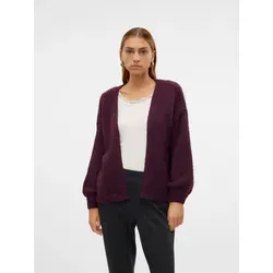 Vero Moda Strickjacke VMMAYBE LS OPEN CARDIGAN GA REP in Winetasting - Modische Strickjacke in Winetasting, pflegeleicht und bequem für lässige Outfits. Ideal für den täglichen Einsatz und perfekt im Loose Fit geschnitten.