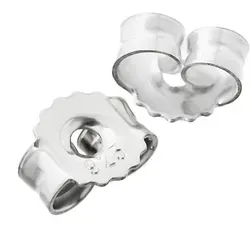 NKlaus 3 x Paar 925 Sterling Silber Ohrstecker mit Butterfly-Verschluss - Hochwertige Poussette Ohrstecker aus 925 Sterling Silber, ideal für jeden Anlass. Mit praktischem Butterfly-Verschluss und in der Breite von 0,2mm. Lieferumfang: 3 Paar.