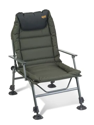ANACONDA Magist Chair (VA) - Verstellbarer Angelstuhl für Komfort beim Angeln - Robuster Angelstuhl für Unisex, ideal für den Outdoor-Einsatz. Leicht und kompakt, perfekt für längere Angelausflüge mit verstellbaren Armlehnen.