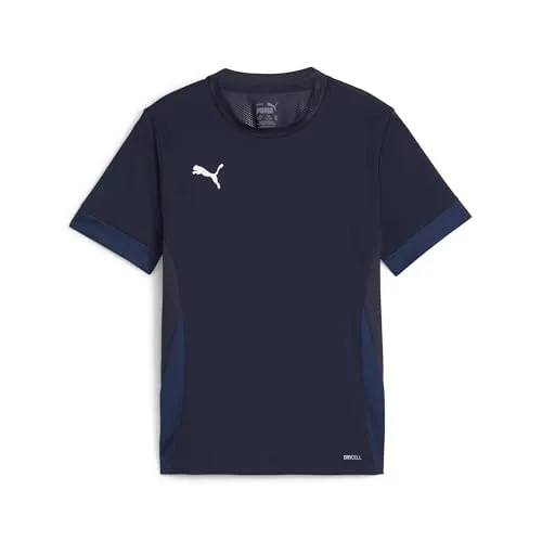 Puma Unisex Teamgoal Matchday Jr Fußballtrikot, Puma Navy-Puma White-Persian Blue, 140 EU