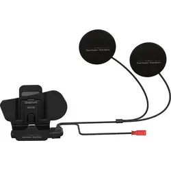Sena 60S Harman Kardon Klemmkit mit Universalmikrofon - Schwarz - Universelles Helmklemmkit für Sena 60S mit hochwertigem Universalmikrofon und Sound by Harman Kardon für exzellenten Klang. Ideal für flexible Anbringung an verschiedenen Helmen.