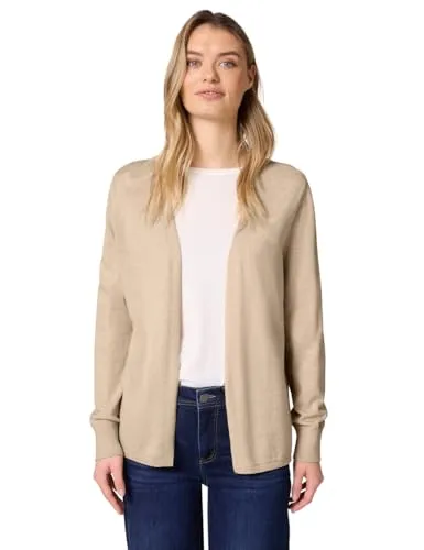 Street One Damen Cardigan - Cosy Langarm Strickjacke - Gemütlicher Cardigan in Unifarbe, ideal für jeden Anlass. Perfekt kombinierbar und sorgt für einen lässigen Look.