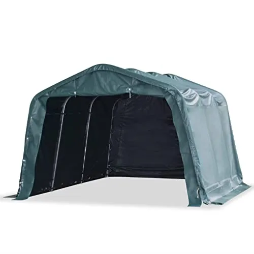 vidaXL Weidezelt für Pferde, Schafe und Kühe - Stallbedarf für Viehhaltung: Robust und langlebig, bietet dieser Unterstand aus 550g/m² PVC optimalen Schutz vor Wetterbedingungen.