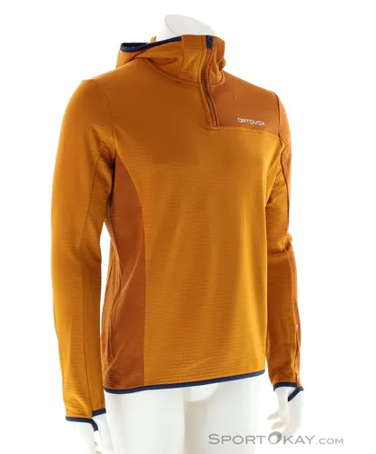 Ortovox Light Grid ZN Herren Sweater - Orange - XL - Herren-Sweatshirts, ultraleicht und atmungsaktiv, ideal für sportliche Aktivitäten und Outdoor-Abenteuer.