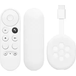 kwmobile 2x Hülle für Fernbedienung und Streaming Gerät kompatibel mit Google Chromecast 2020 4K (not for New-Generation) - Silikon Case Set fü... - Weiß
