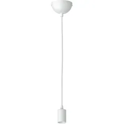 ledscom.de Pendelleuchte / Hängelampe DORI, weiß matt, 1x E27 max. 60W
