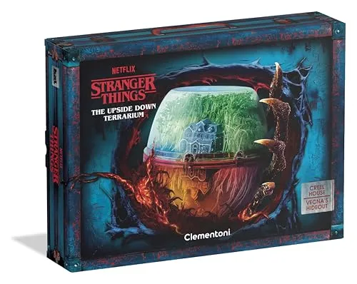 Stranger Things - Schattenwelt-Terrarium Vecnas Haus und Schattenwelt, Kreativ-Set für Botanik und Bastelspaß für Kinder ab 8 Jahren