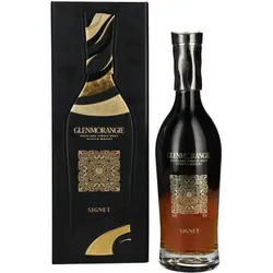 Glenmorangie Signet Whisky in Geschenkverpackung (1 x 0.7 l) - Exklusiver Single Malt Whisky aus Schottland, vereint die ältesten Whiskys mit 'High Roasted Chocolate Malt' für ein intensives Geschmackserlebnis.