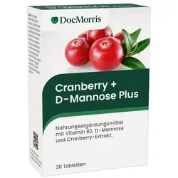 DocMorris Cranberry + D-Mannose Plus 30 St