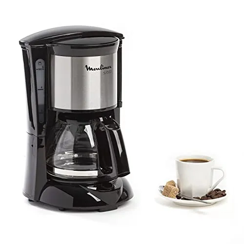Moulinex FG150825 Subito 6-Tassen Kaffeemaschine - Kaffeemaschinen mit 600 W Leistung, automatischer Abschaltung und Tropfstopp für sauberes Ausgießen. Ideal für Kaffeeliebhaber, die Wert auf Komfort und Effizienz legen.