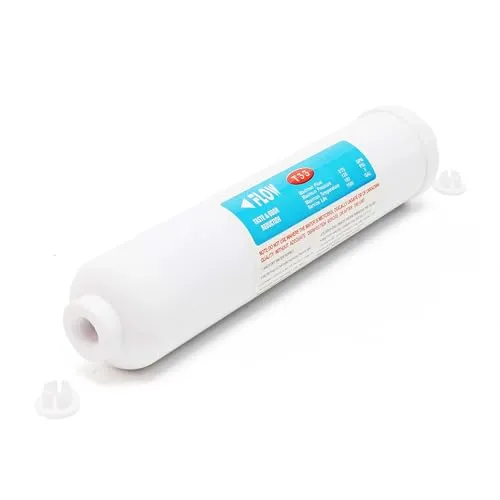 Naturewater T33 Aktivkohle Granulat Filter Gourmet 10 Zoll (254 mm) 5 µ Ersatz Wasserfilter, 1500 l/h Durchfluss, Trinkwasser Filter, Ersatz Filterkartusche