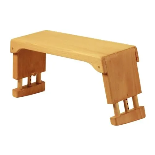 Bausinger Meditationsbank Buche, höhenverstellbar - Hochwertige Meditationsbank aus massivem Buchenholz, höhenverstellbar für individuellen Komfort. Ideal für entspannende Momente und meditative Praktiken.