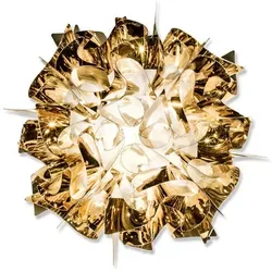 Slamp Veli Wandleuchte / Deckenleuchte gold | mini (Ø 32cm) - Elegante Wandleuchte oder Deckenleuchte aus italienischem Design, ausgezeichnet mit dem Reddot Design Award. Schnelle Installation dank innovativer Magnethalterung.