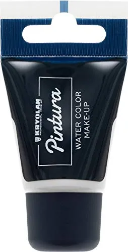 Kryolan Pintura Water Color Schminke Tube 20 ml, Farbe: white, waschbar, ohne Parfüm, ohne Parabene - ideal für Face & Body Paint, Kinder, Party, Karneval, Fasching & Halloween
