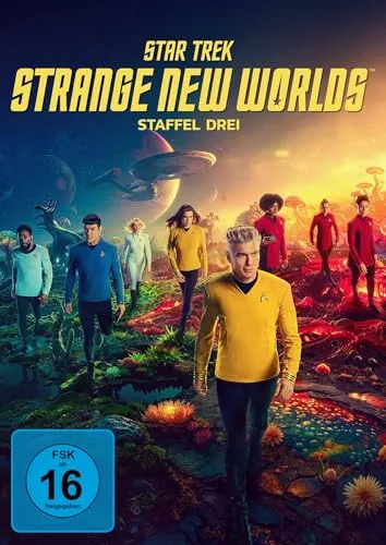 Star Trek: Strange New Worlds - Staffel 3 [4 DVDs] - Erlebe spannende Abenteuer im All! Diese DVD-Box bietet dir die komplette dritte Staffel mit packenden Geschichten und beeindruckenden Charakteren.