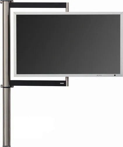 wissmann raumobjekte TV-Wandhalterung schwenkbar für TVs bis 75 Zoll - Die schwenkbare wissmann raumobjekte TV-Wandhalterung sorgt für eine flexible und stilvolle Präsentation. Robuste Konstruktion aus Edelstahl, geeignet für TVs bis 75 Zoll und 60 kg. Genießen Sie den perfekten Blickwinkel dank 360° Drehbarkeit.