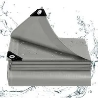 WOLTU Abdeckplane wasserdicht 2x2 m mit Ösen - Planen & Abdeckfolien - Robuste, UV-beständige und wasserdichte Plane aus 140 g/m² Polyethylen, ideal für vielseitigen Schutz von Fahrzeugen, Möbeln und mehr.