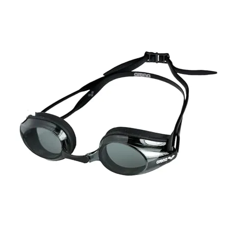 arena Tracks Unisex Wettkampf-Schwimmbrille für Erwachsene - Schwimmbrille mit Antibeschlag-Gläsern und UV-Schutz, ideal für Wettkampfschwimmer, die hohe Leistung und Komfort suchen.