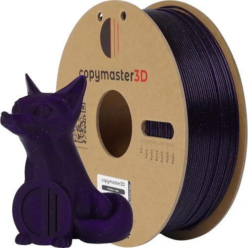 Copymaster3D PLA Glitter Filament for 3D Printer, 1.75 mm, Shimmering Purple (PLA, 1.75 mm, Mehrfarbig) (CM-PLGL-005-1-175)