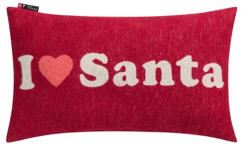 David Fussenegger Zierkissen 'I love santa' 30 x 50 cm Rot - Modernes Zierkissen in Rot mit festlichem Weihnachtsdesign, pflegeleicht und ideal für alle Zimmer. Füllung aus 100% Polyester sorgt für angenehmen Komfort.