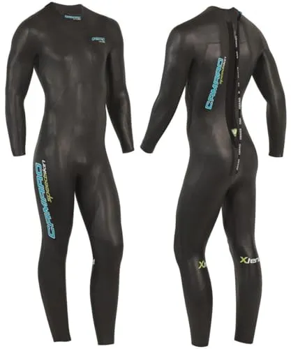 Camaro Speedskin Herren Triathlon-Neoprenanzug, Schwarz, Größe S - Hochwertiger Triathlon-Neoprenanzug mit hochelastischen Flexzonen für maximale Bewegungsfreiheit. Ideal für Wettkämpfe und Training, bietet er optimalen Tragekomfort und eine 100 % wasserdichte Konstruktion.