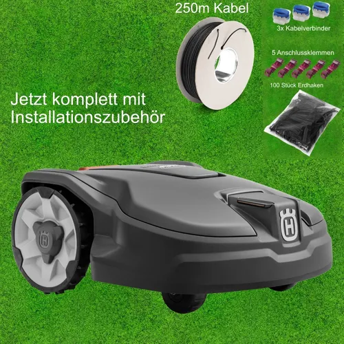 Husqvarna Automower 315 Mark II Mähroboter für bis zu 1500m² - Mähroboter für Rasenflächen bis 1500 m², bewältigt Hänge bis 40 % Steigung, ideal für eine mühelose Rasenpflege.