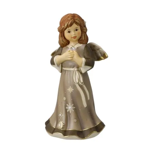 Goebel Jahresengel 2024 - Von Herzen - Figur zur Weihnachtsdekoration, limitiert und handbemalt, 16 cm hoch, ideal für alle Zimmer und ein klassisches Geschenk für Engel-Liebhaber.