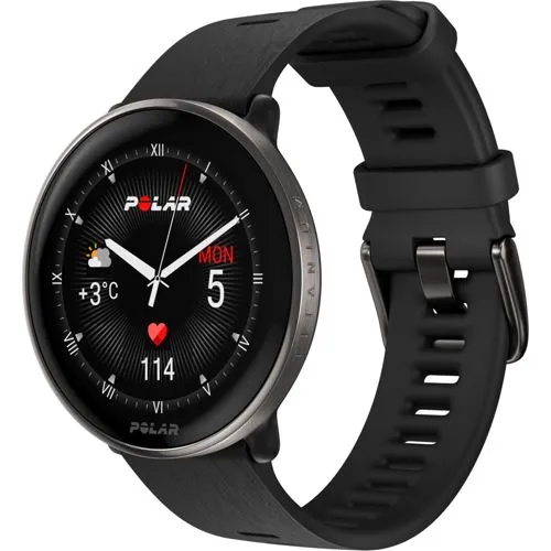 Polar Ignite 3 - 43 mm Titan Aktivitätstracker, leicht und stylisch für präzises Fitness-Tracking