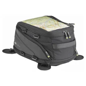 GIVI EA130 Magnetischer Tankrucksack, erweiterbar auf 26L - Tankrucksack & -flansche, mit starken Magneten für sicheren Halt auf dem Motorrad und erweiterbarem Volumen für zusätzlichen Stauraum.