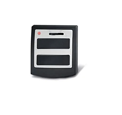 Novoferm Innentaster Signal 112 - Schwarz - Druckschalter mit Starttaste und Urlaubsschalter, ideal für Garagen, aus UV-beständigem Material für langlebige Nutzung.