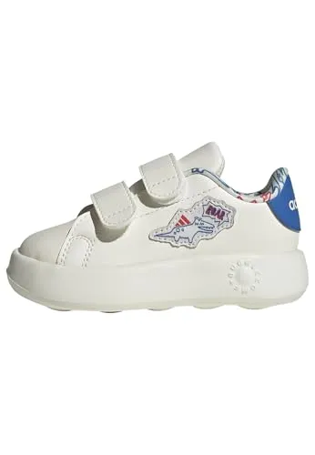 ADIDAS ADVANTAGE DINO CF I Weiß - Komfortable Kinderschuhe - Die ADIDAS ADVANTAGE DINO CF I in Weiß bieten durch ihre Klettverschlüsse eine einfache Handhabung und sind ideal für den täglichen Einsatz. Robuste Qualität für aktive Kinder.