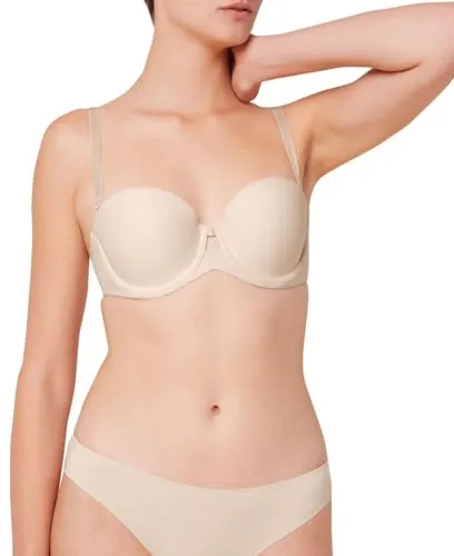 Triumph Damen Pure Micro WDP Bra, Cameo BEIGE, 75E - Funktionsunterwäsche mit atmungsaktivem Material für optimalen Tragekomfort und perfekte Passform.