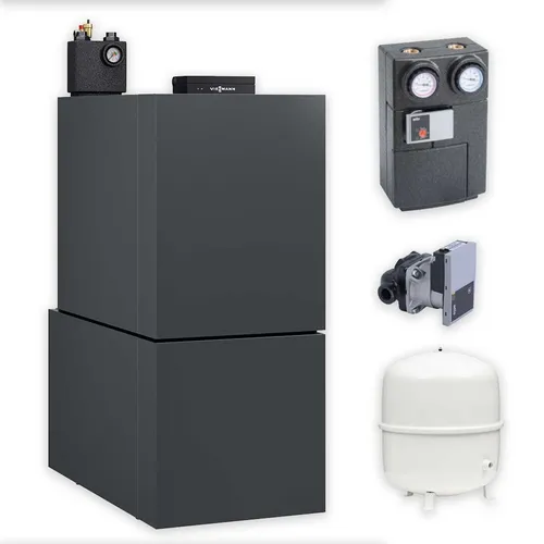 Viessmann Vitoladens 300-C Öl-Brennwert-Kompaktheizkessel Paket BC3B 24 kW - Öl-Brennwertheizung, effiziente Energieausnutzung und umweltfreundlicher Betrieb für Ihr Zuhause.