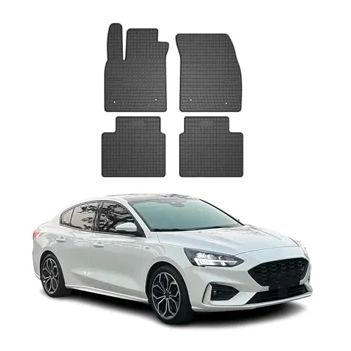 Gummifussmatten für FORD Focus Mk4 Turnier - Neu - Hochwertige, maßgefertigte Gummifussmatten für vorne und hinten, bieten optimalen Schutz und sind einfach zu reinigen. Ideal für jeden Ford Focus Mk4 Turnier.