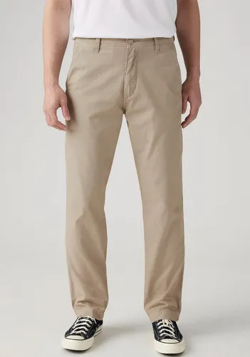 Levi's Herren Chinohose "CHINO AUTHENTIC STRT", Gr. 30, beige - Wanderhosen aus 100% Baumwolle, pflegeleicht und mit gerader Beinform für coole Freizeit-Outfits. Kombinierbar in vielen Farben, ideal für jeden Anlass.