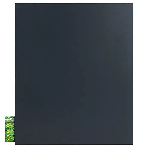 Wand-Briefkasten mit Zeitungsrolle anthrazit - MOCAVI Box 111 Postkasten mit Zeitungsfach - rostfrei, hochwertig, robust, wetterfest, modern und groß - Postbox grau deutsche Markenqualität RAL 7016